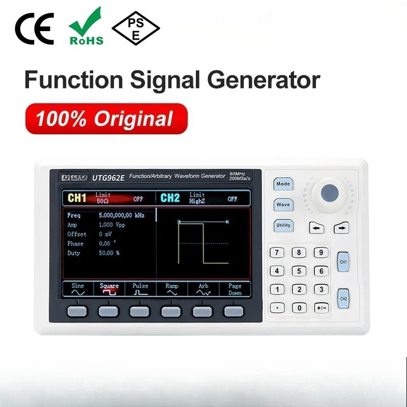 Funktionssignalgenerator UTG93 – Dual Channel Arbitrary Waveform Function Generator 60Mhz Bewertung und Preis