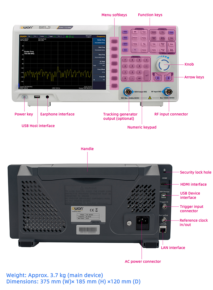 Tragbarer Spektrumanalysator 9 – Spectrum Analyzer Tracking Generator 1.5Ghz Bewertung und Preis