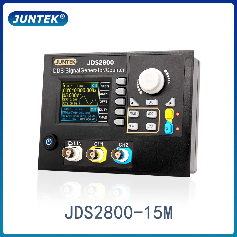 JDS2800-15M 60 MHz DDS-Funktio – Dual Channel Arbitrary Waveform Function Generator 60Mhz Bewertung und Preis
